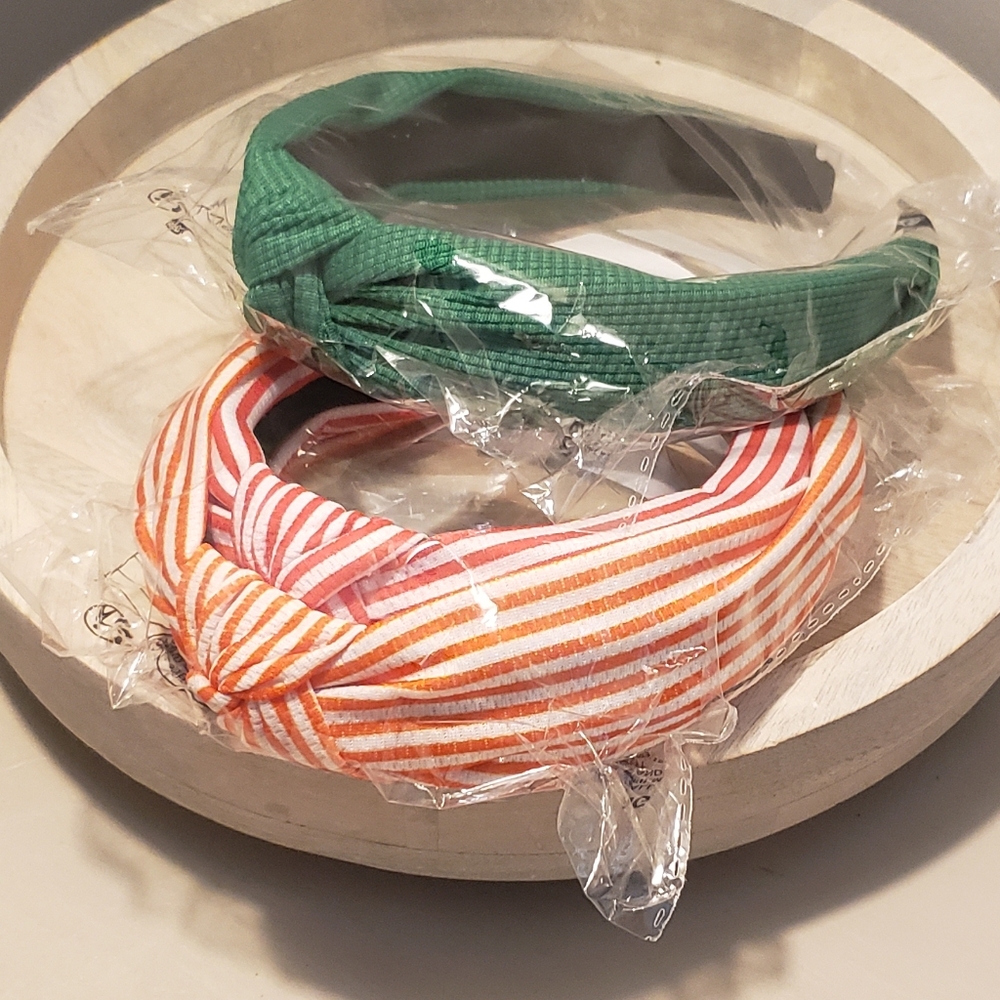 Set Of 3 Womens Knot Headbands